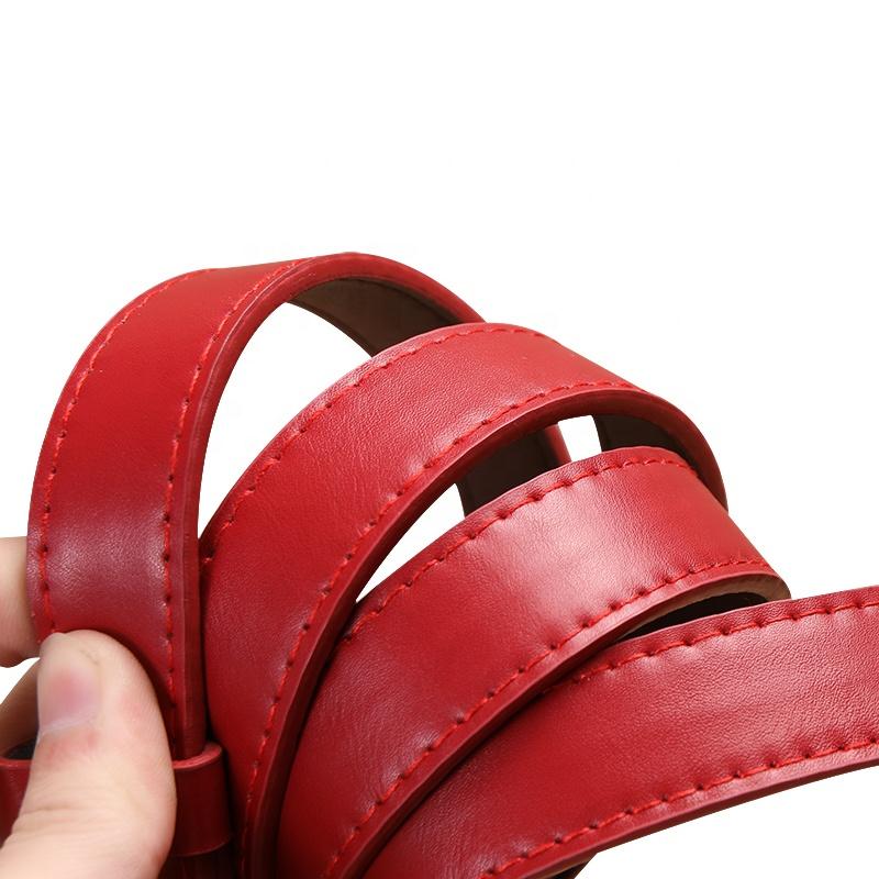 Ladies Fashion Accessories Durable Leather Belt PU Girl Dress Leather Belt