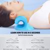 C-type Neck Massage Pillow Neck Shoulder Stretcher Cervical Traction Device Healthy Sleep Tools For Pain Relief