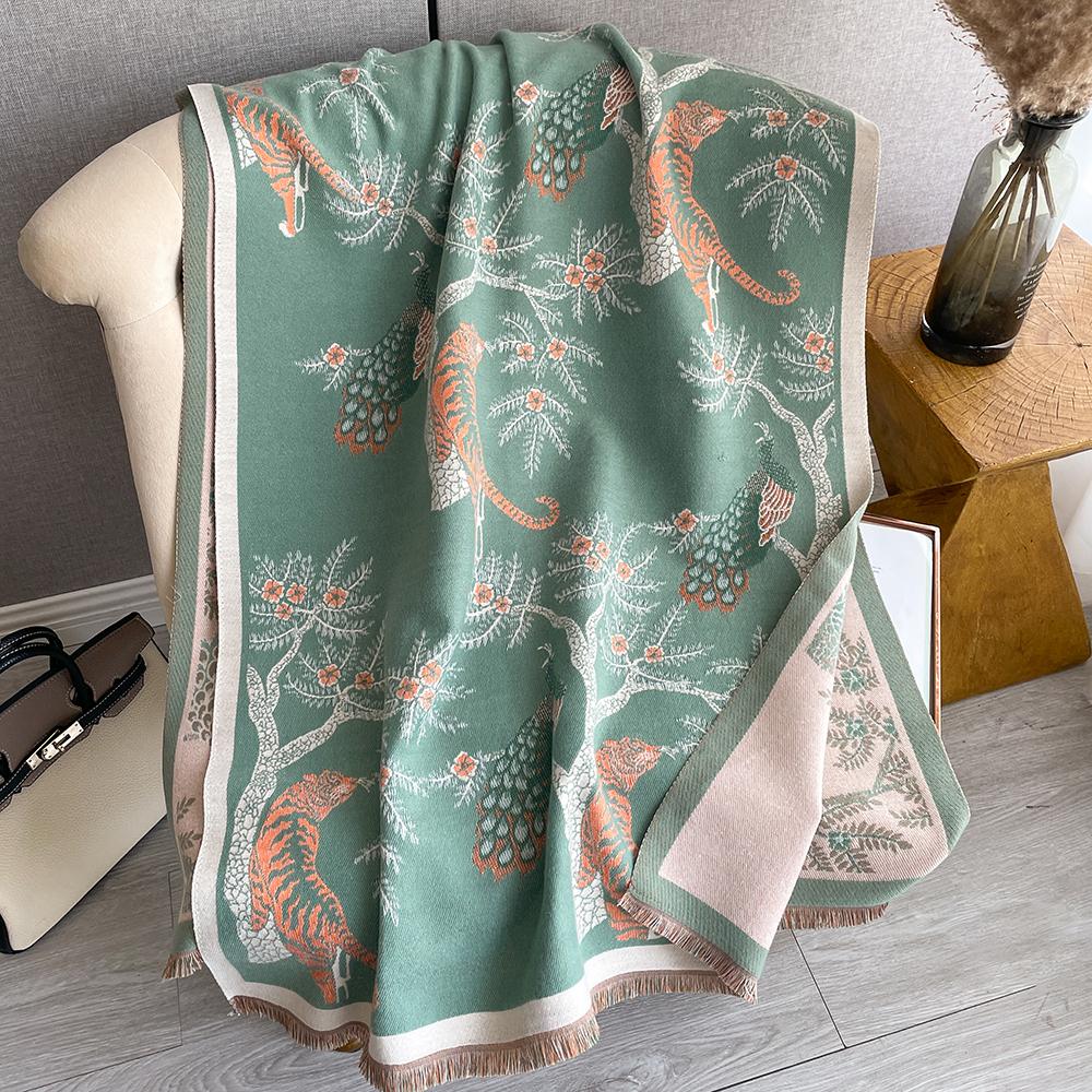Cashmere Scarf For Women Thick Warm Winter Blanket  Female Luxury Quality Shawl Wrap Bufanda  Poncho Echarpe Pashmina