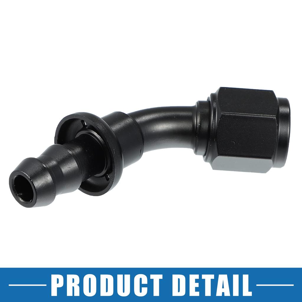 A ABSOPRO Hose End Fitting Fitting Adapter Hose Fitting Car 45 Degree Swivel