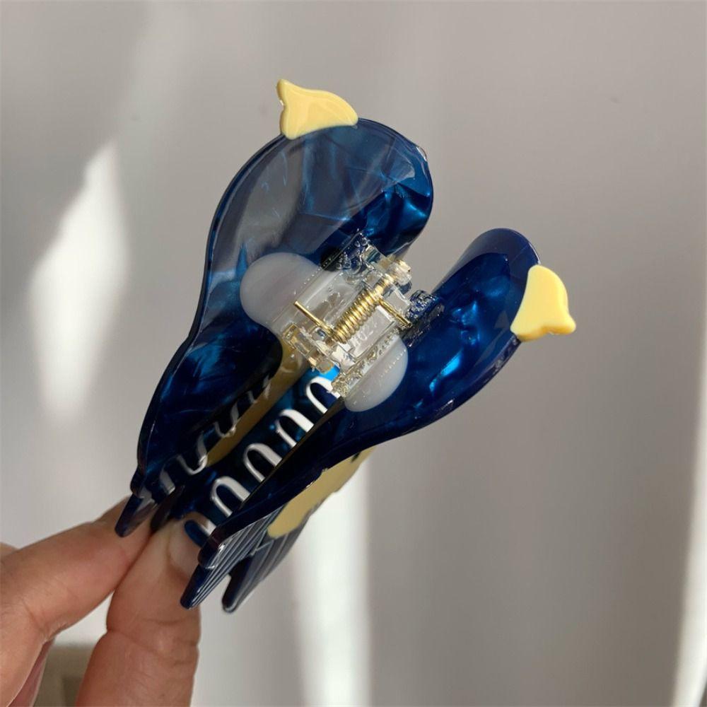 Cartoon Animal Hair Clip Acetic Acid Bird Shark Clip Fashion Acetate Hair Claw  Daily