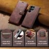 Magnetický flip kožené pouzdro na telefon pro Samsung Galaxy S25 FE S25 Edge S24 Ultra S23 Plus S22 S21 S20 Note 20 10 2 v 1 Odnímatelná peněženka kryt na karty Etui