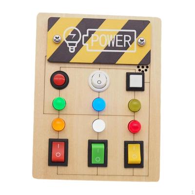 Busy Board Light Sensory Development Toy Montessori for Birthday Gifts Activities