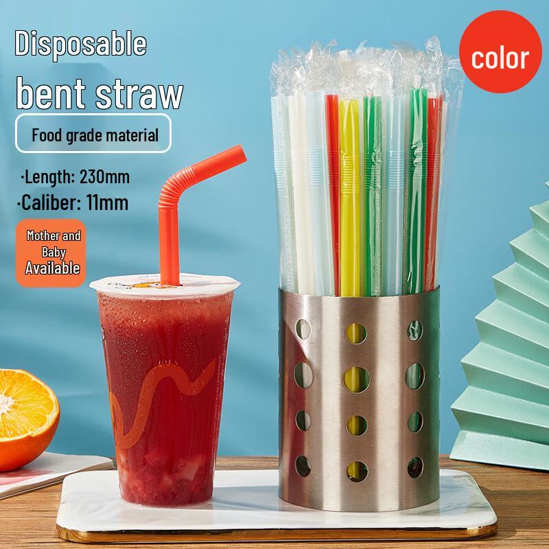 Bozhen Jiangchu Disposable Food-Grade Plastic Bent Straws
