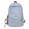 Schoolbag Junior High School Student Schoolbag Female Backpack Korean Version Star Printing High School Student Large Capacity Casual Simple 
