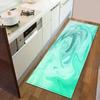 Colorful Marble Pattern Kitchen Doormat Decoration Bedroom Carpet Bathroom Anti-Slip Floor Home Balcony Hallway Long Rug