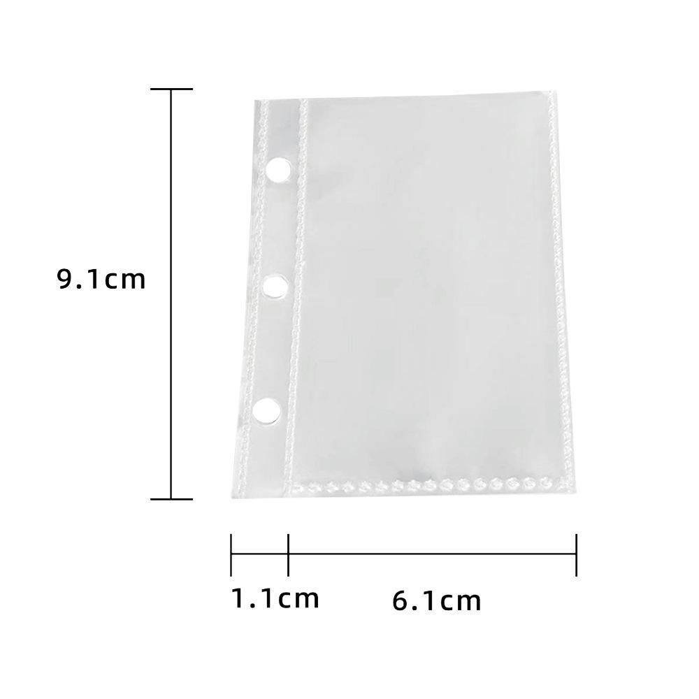 Korean PVC Cartoon Binder: 3-Ring Photo Album & Sticker Storage for DIY Journals & Card Collection