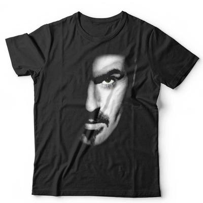 George Michael T-Shirt Gesicht Unisex und Kinder Wham Closer 100% Baumwolle