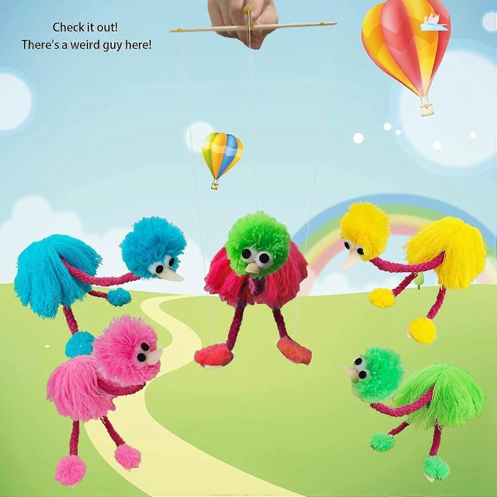 Puppet-Marionette Puppets-Animal Hand Puppets for Kids-Bird String Puppet-Bird Puppet with Strings-Parent-Child Interactive Educational Toys-Outdoor a