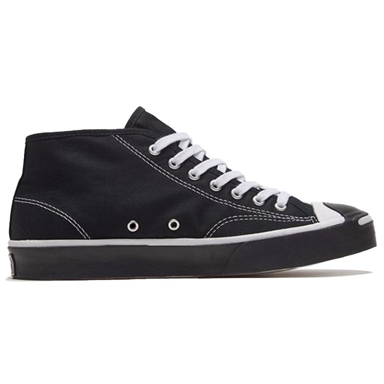 Converse Jack Purcell Mid 'White Black' Men's 168993C