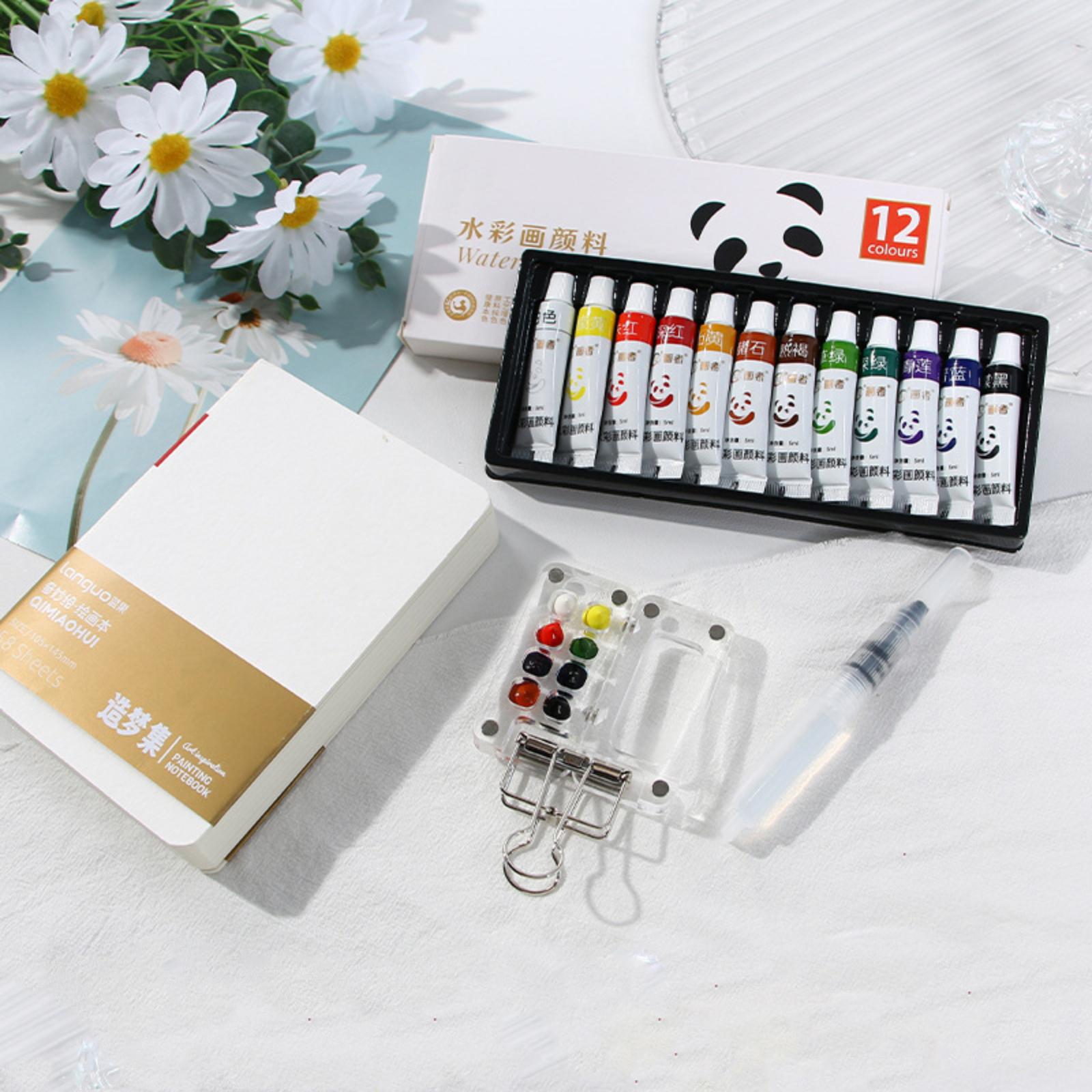 

Portable Painting, Sketching, Travel Painting, Watercolor Paint Set 5ml One Size білий