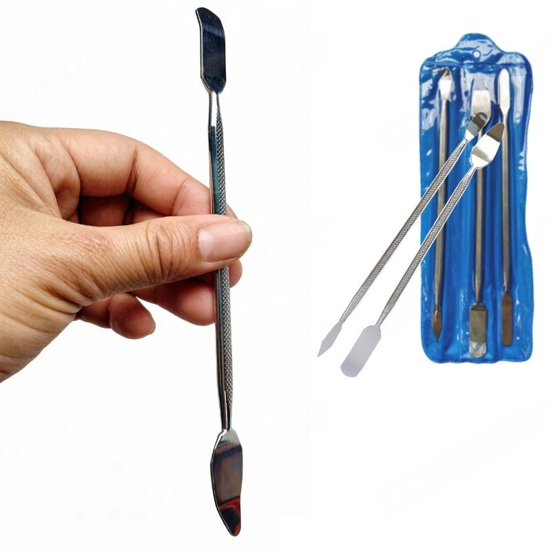 1/3Pcs Dual End Metal Pry Bar Spudger Set Anti Slip Repair Opening Tool For Phone Laptop Digital Product Disassembly Maintenance