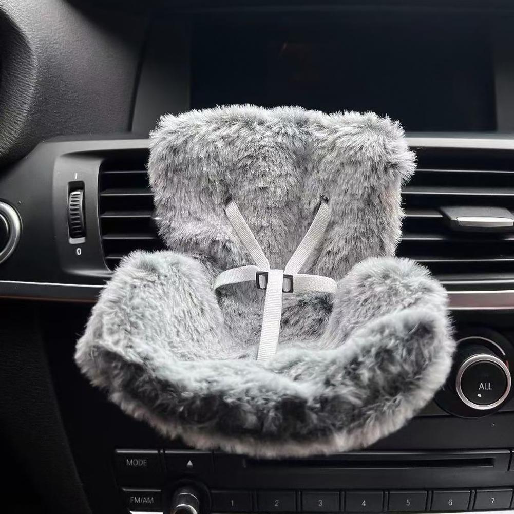 Geeignet für 17 cm süße Puppe, süßer Autosicherheitssitz, Auto-Luftauslass-Dekoration, Auto-Innendekoration, Ornament
