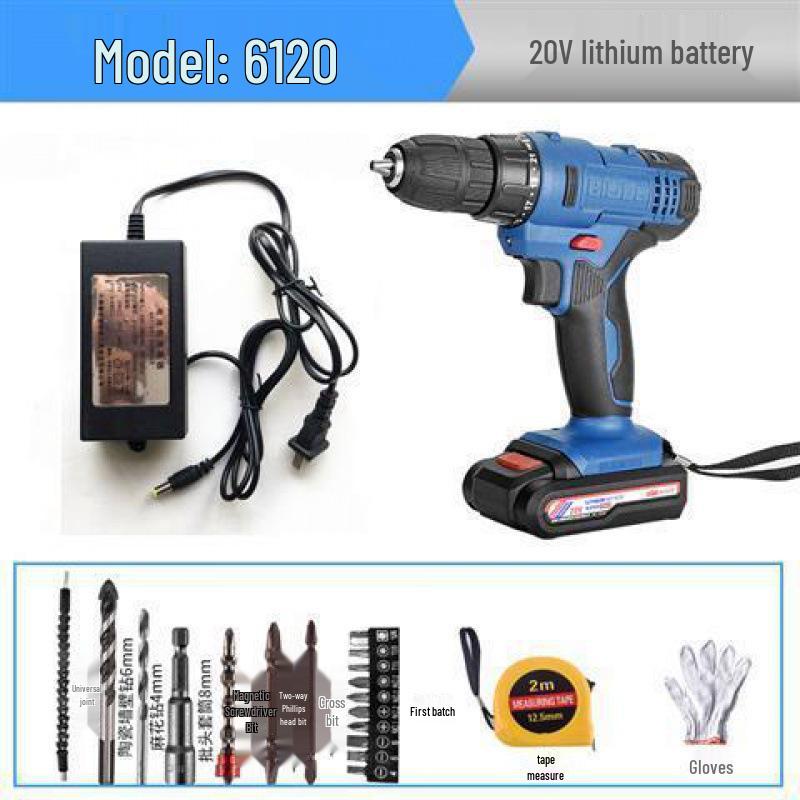 Bility Multi-functional Electric Drill & Screwdriver - 12V/16V/20V Lithium Battery Hand Drill