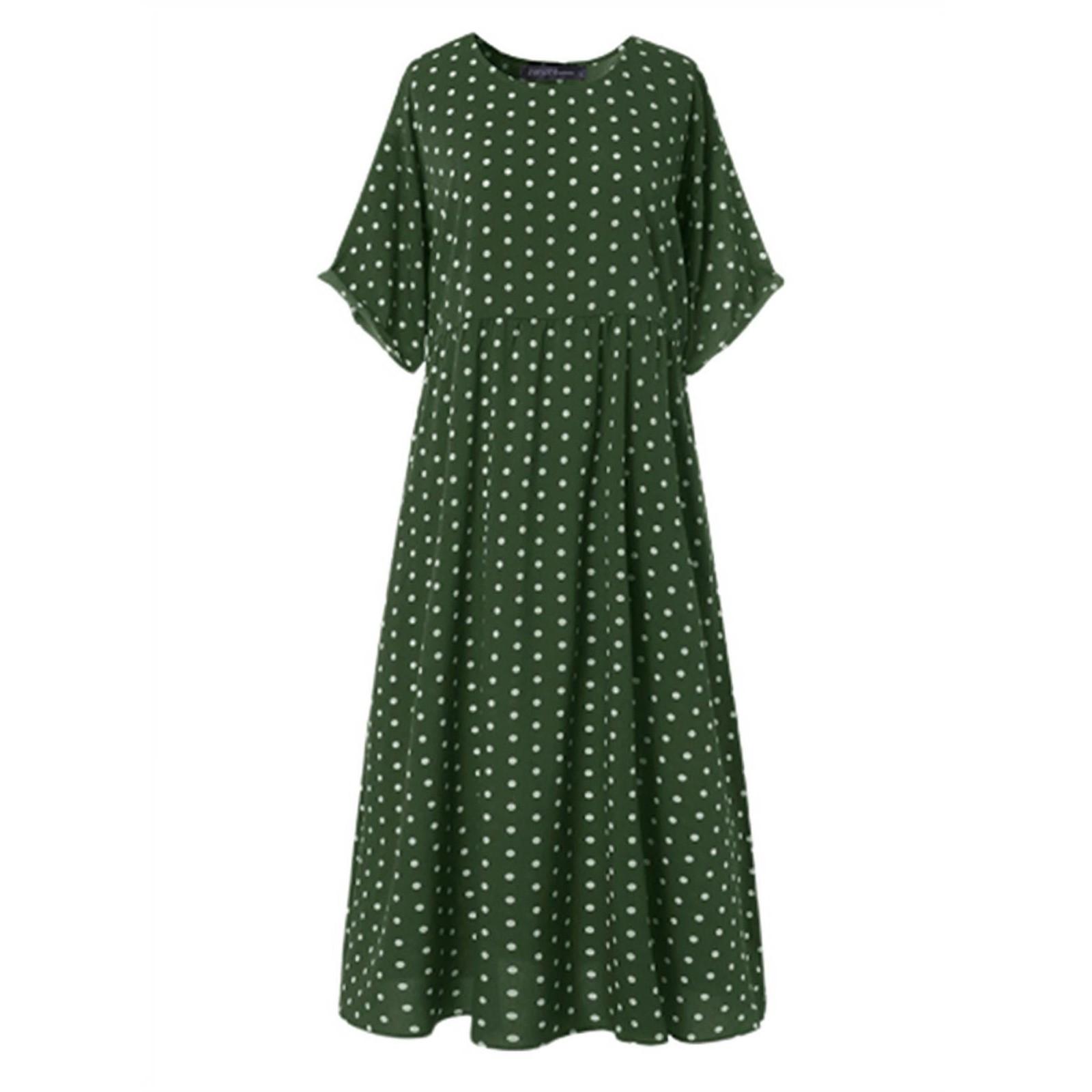 Женское модное легкое платье со свободными рукавами — фото 3