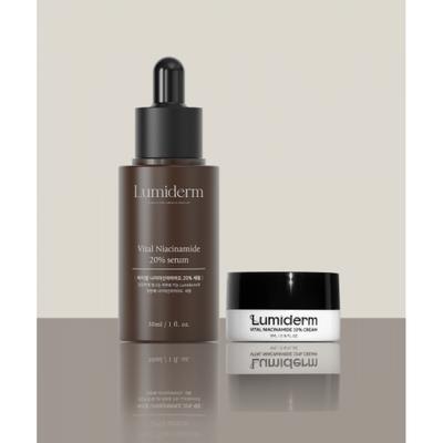 Lumiderm [Σετ Εμπειρίας Νιασιναμίδης] Νιασιναμίδη 20  Ορός+ Κρέμα Νιασιναμίδης 5ml