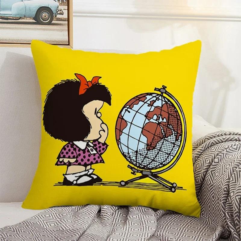 Sofa Cushions Mafaldas Sleeping Pillows Throw Pillow Covers Decorative Cushion Cover 45x45cm Pillowcase Fall Decor 45x45 Body