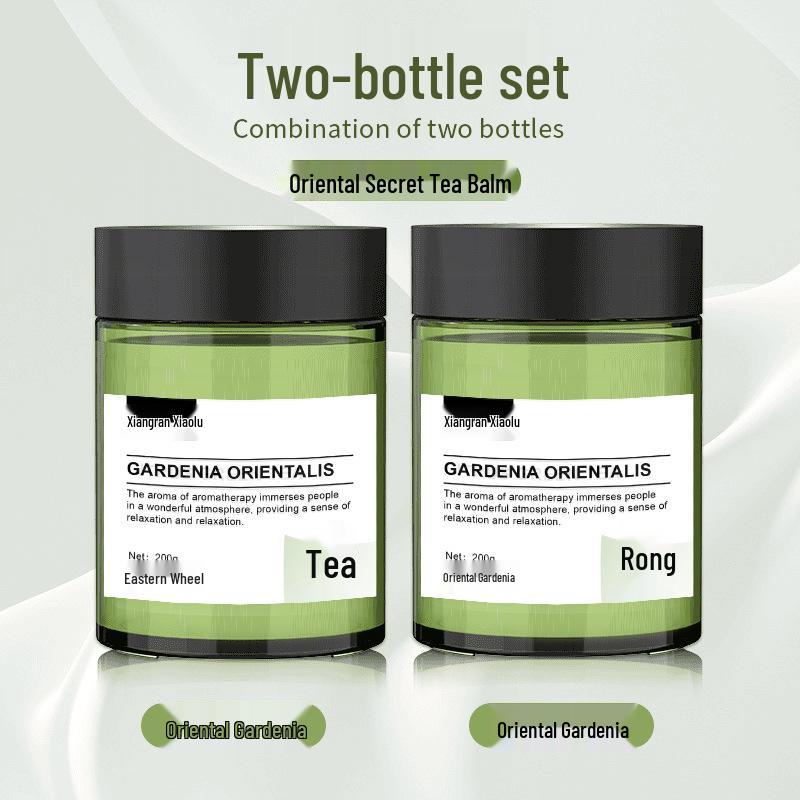 2025 Long-Lasting Tea Scent Car Air Freshener: Advanced Solid Balm for Car Interior Fragrance