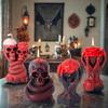 Rose Totenkopf Schlange Silikonformen Halloween Kerzenformen DIY Handgemacht Aromatherapie Gipsherstellung Form 3D Kerzenherstellung Zubehör