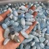 Natural Aquamarine Tumbled Stone Polished sky blue healing gemstone crystal for decoration
