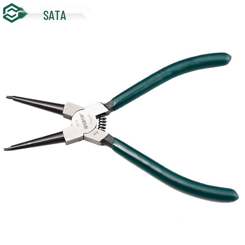 SATA 72032 7-inch German Internal Straight Snap Ring Pliers