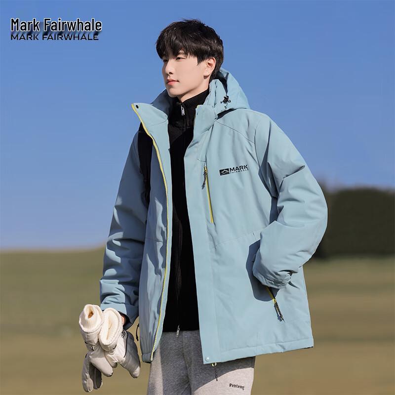 Mark Fairwhale Men's Outdoor Retro Hooded Padded Jacket