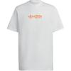 Originals Geometric Pattern Print Logo Crew-neck T-shirt Men Tops White HT1658