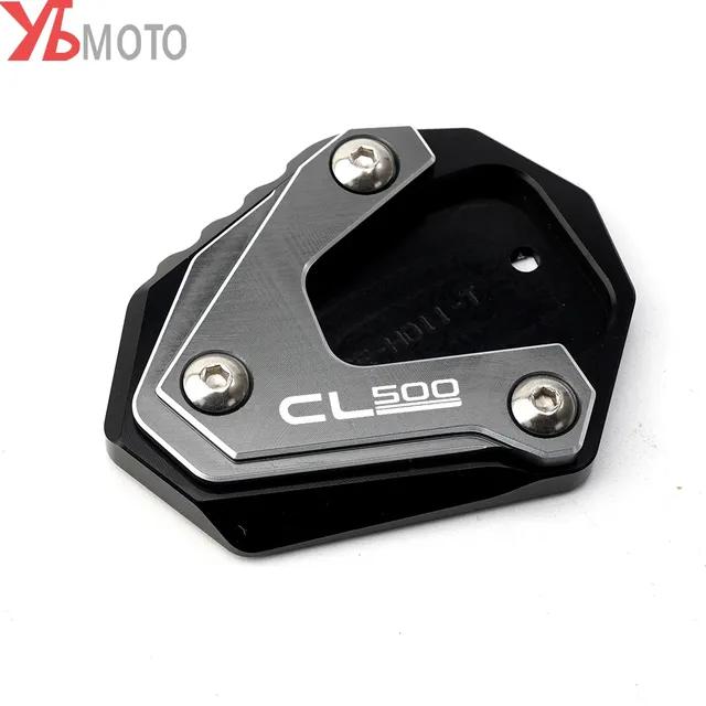 For HONDA CL500 CL250 CL300 CL 250 300 500 2023 Accessories Motorcycle Aluminum Side Stand Extension Kickstand Enlarge Pad