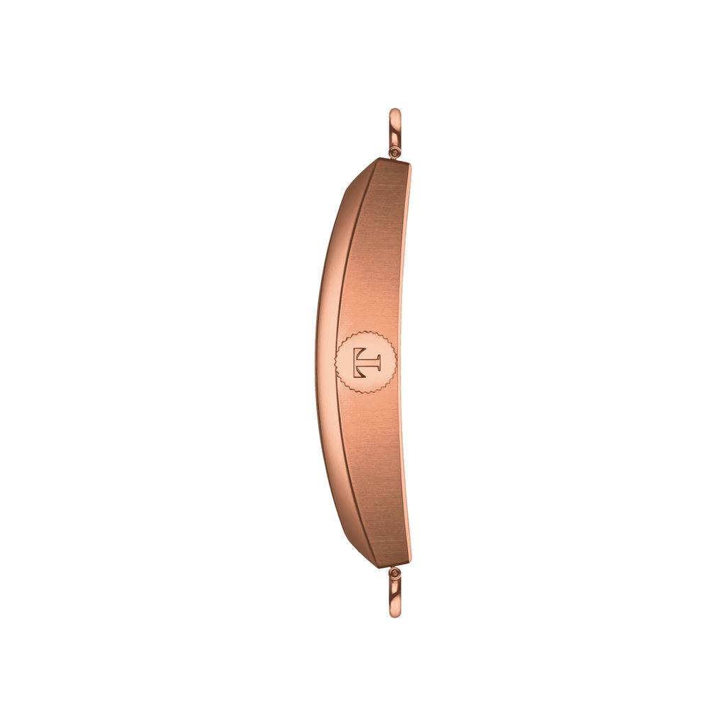 Tissot Orologio da uomo alla moda con cinturino in pelle e quadrante argentata T128.509.36.032.00