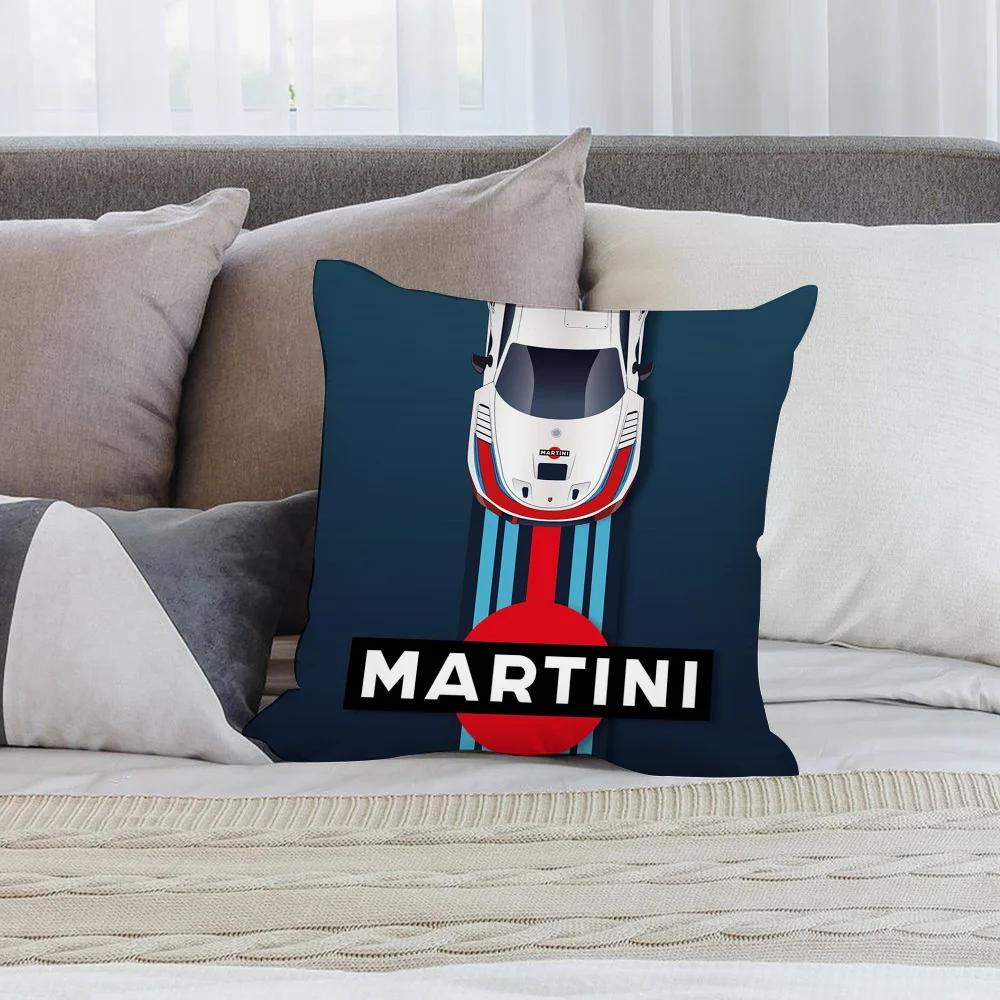 Car Cool M-Martinies Pillow Case Plush Fabric Soft Double Sided Print Sofa Cushion Cover Throw Pillow Covers