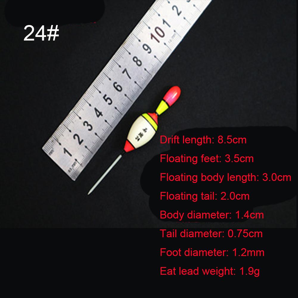 New Eye-catching Portable Balsa Flotteur Wooden Balsa Wood Thick Tail Fishing Floats