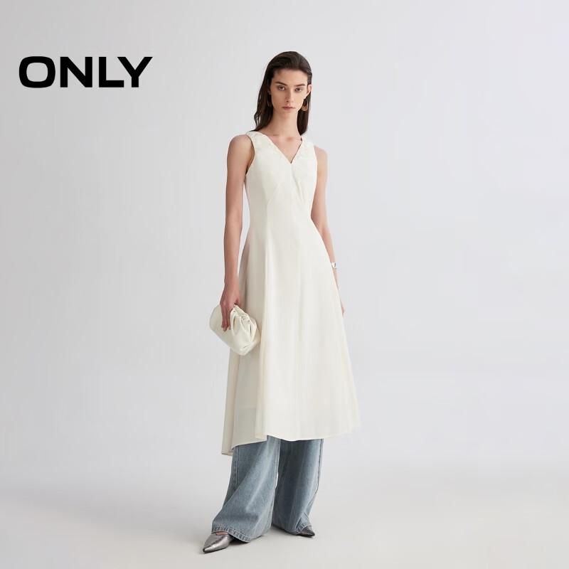 Only Women's V-Neck Sleeveless Mid-Length Dress
