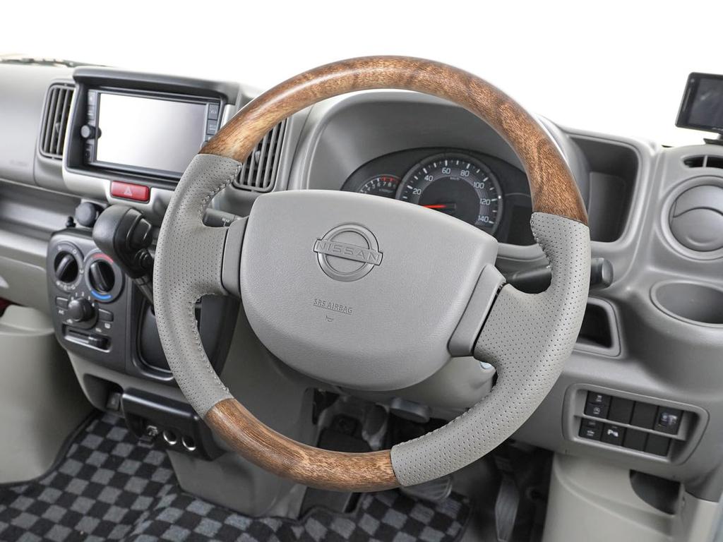 Standard Steering Wheel for Toyota Every Van DA17V TRISTAR'S (Natural Wood)