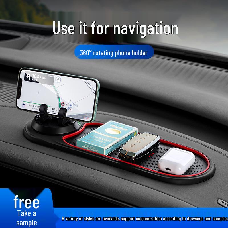 Multifunctional Anti-Slip Car Phone Holder & Dashboard Navigation Mount