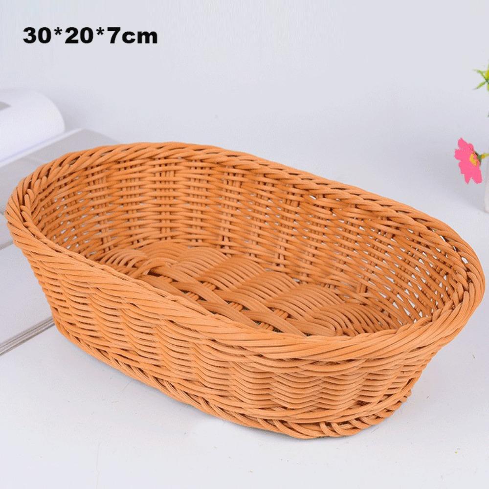 

Многостилевая имитация ротанговой фруктовой тарелки Свадебная конфетница для цветов 1