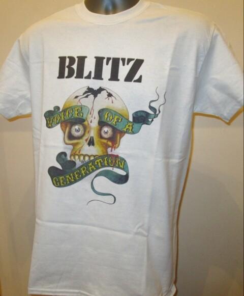 Blitz Voice Of A Generation T-shirt Punk Music The Exploited Blood UK Subs V392 XXXL