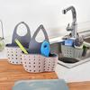 2Pcs Adjustable Snap-On Sink Drainage Hanging Basket Kitchen Storage Organizer