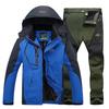 Outdoor Jackets Men 'S Winter Plus Velvet Thicken Gore -Tex Set Cotton Jacket