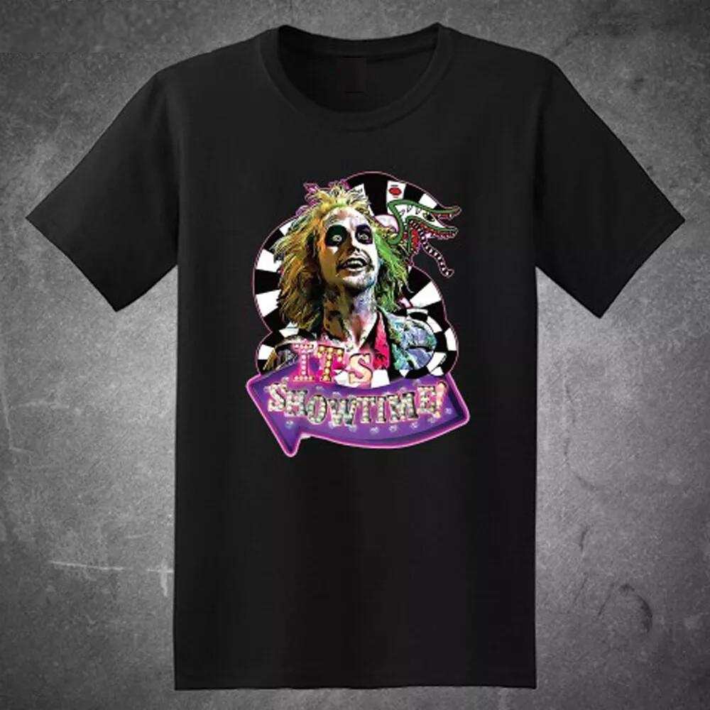 Beetlejuice It s Showtime Movie Men s Black T-Shirt Unisex T-Shirt S