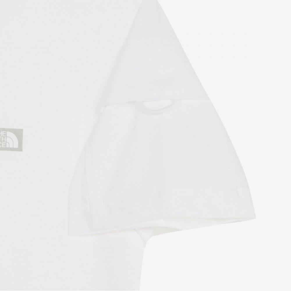 [norTh Face Official] NT7ur35b Women S froST ShorT Sleeve T ShirT whiTe