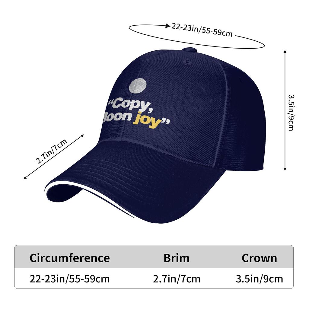 Copy Moon Joy Baseball Cap Y2k Cute Men Adult Hip Hop Hats Dropshipping Custom Logo Tennis Skate Baseball Caps Gift Idea
