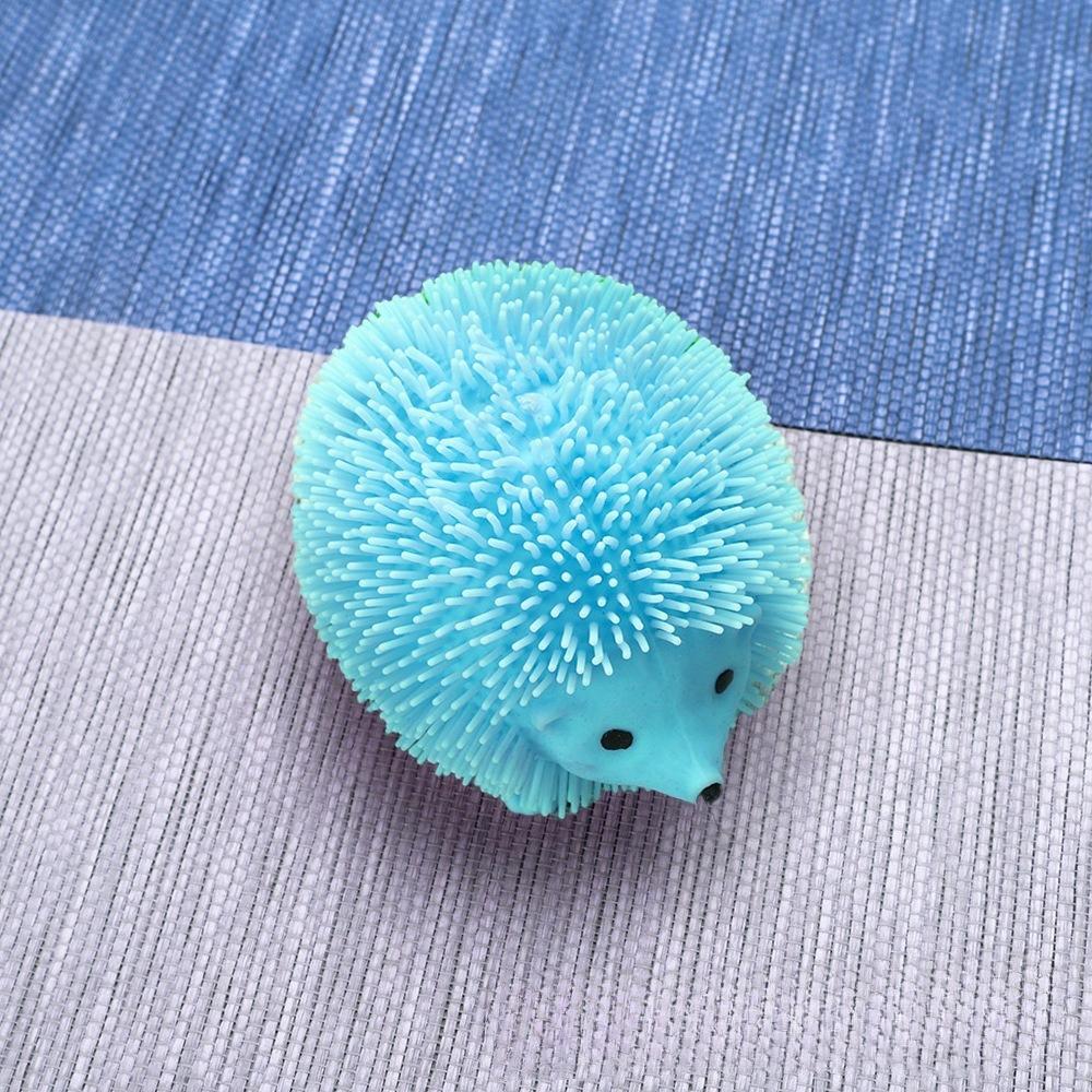 Hedgehog Squeeze Ball Pinch Funny Cute Doll Toy Spiky Balls Toy Glitter Sensory Fidget Toy Stress Relief for People Best Gift