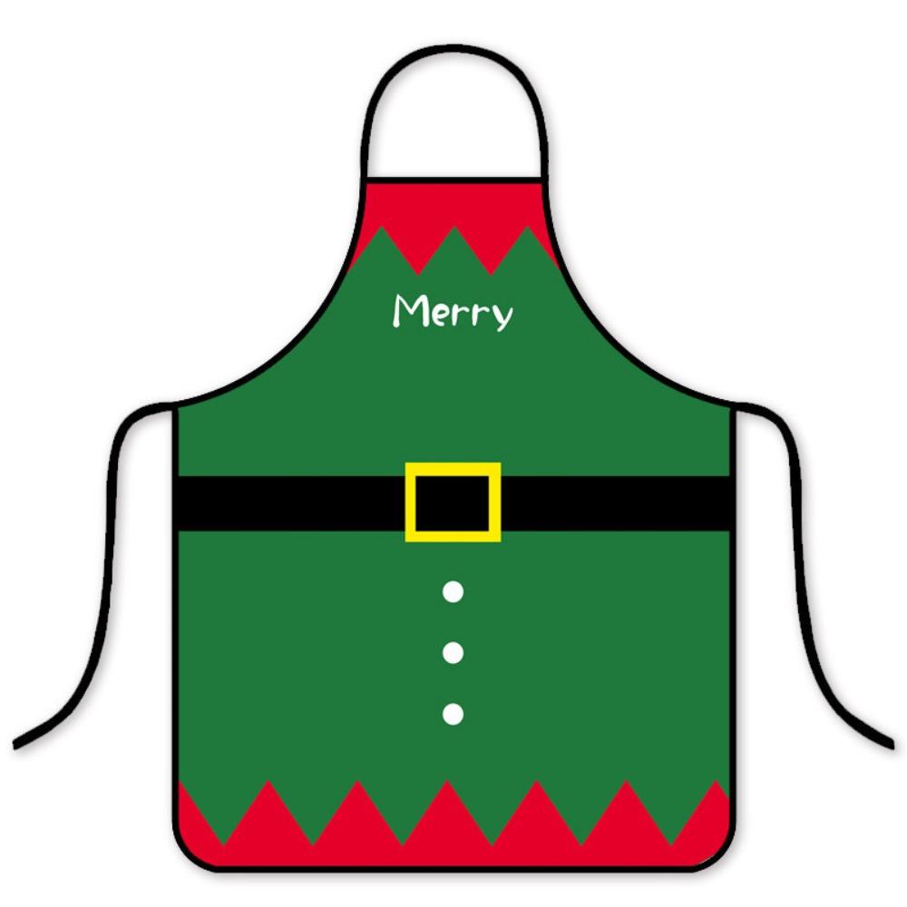 Verstellbare Design-Küchenschürze Lebkuchenmann Kochschürze Weihnachtsschürze Weihnachtsfeier