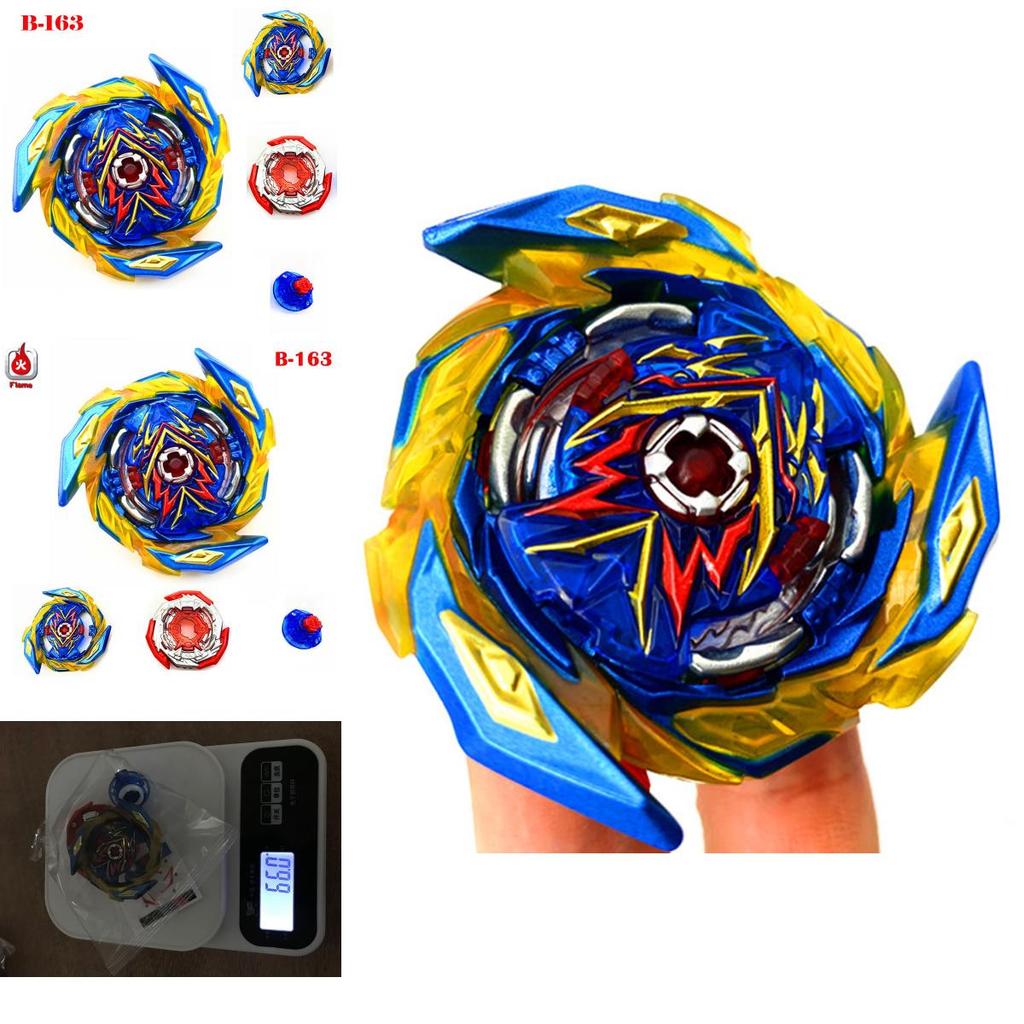 B-163 Beyblade Burst Superking Booster Brave Valkyrie Ev' 2a Design Bleu Vif Or Pour des Combats Captivants