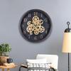 Industrial Style Retro Steampunk Gear Clock Mechanical Plastic Creative Wall Clock Study Cafe Decoration Clock