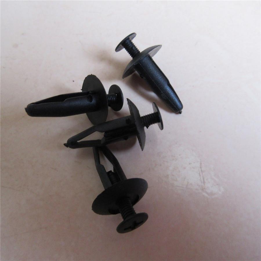 100Pcs Car Mixed Plastic Rivets Fastener Fender Bumper Push Pin Clips Universal