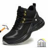 Industrial Anti Puncture Steel Toe Safety Shoes Construction Site Shoes Protective Work Boots Lightweight Work Shoes for Men