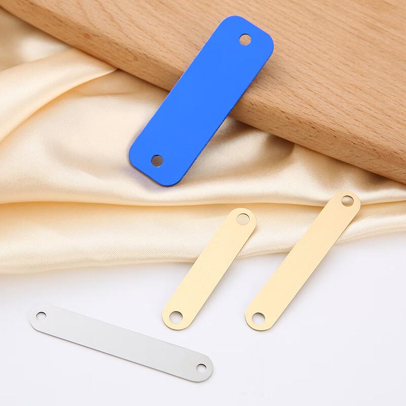 OIMG Double-Hole Stainless Steel Dog Tag