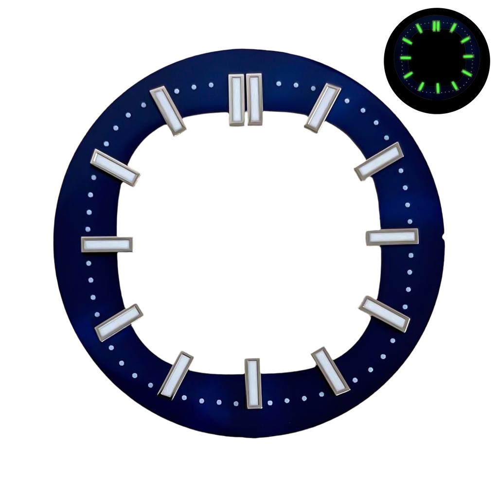 30.5mm Dial For Nautilus NH35/NH36 Hollow Green luminous Indexes Fit Automatic Movement Modified Skeleton Watch Accessorie Parts