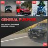 E16 Round LED Work Light 14000LM Super Bright Driving Fog Light Motorbike Auxiliary Lights 9-30V Fog Lamps For ATV Tractor Truck